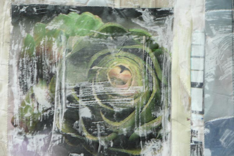 Joan Schulze "Helios" (detail) Quilt Photo courtesy of Joan Schulze