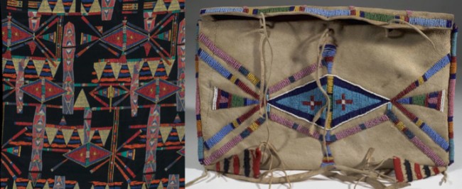 Bard Textile 31 and Shoshoni bag 36