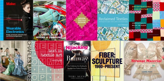 Textile Books Collage 2014