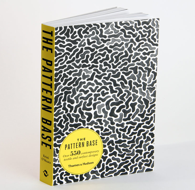 The Pattern Base: Over 550 Contemporary Textile and Surface Designs Book by Kristi O'Meara. Edited by Audrey Victoria Keiffer. Published by Thames & Hudson Publishing.