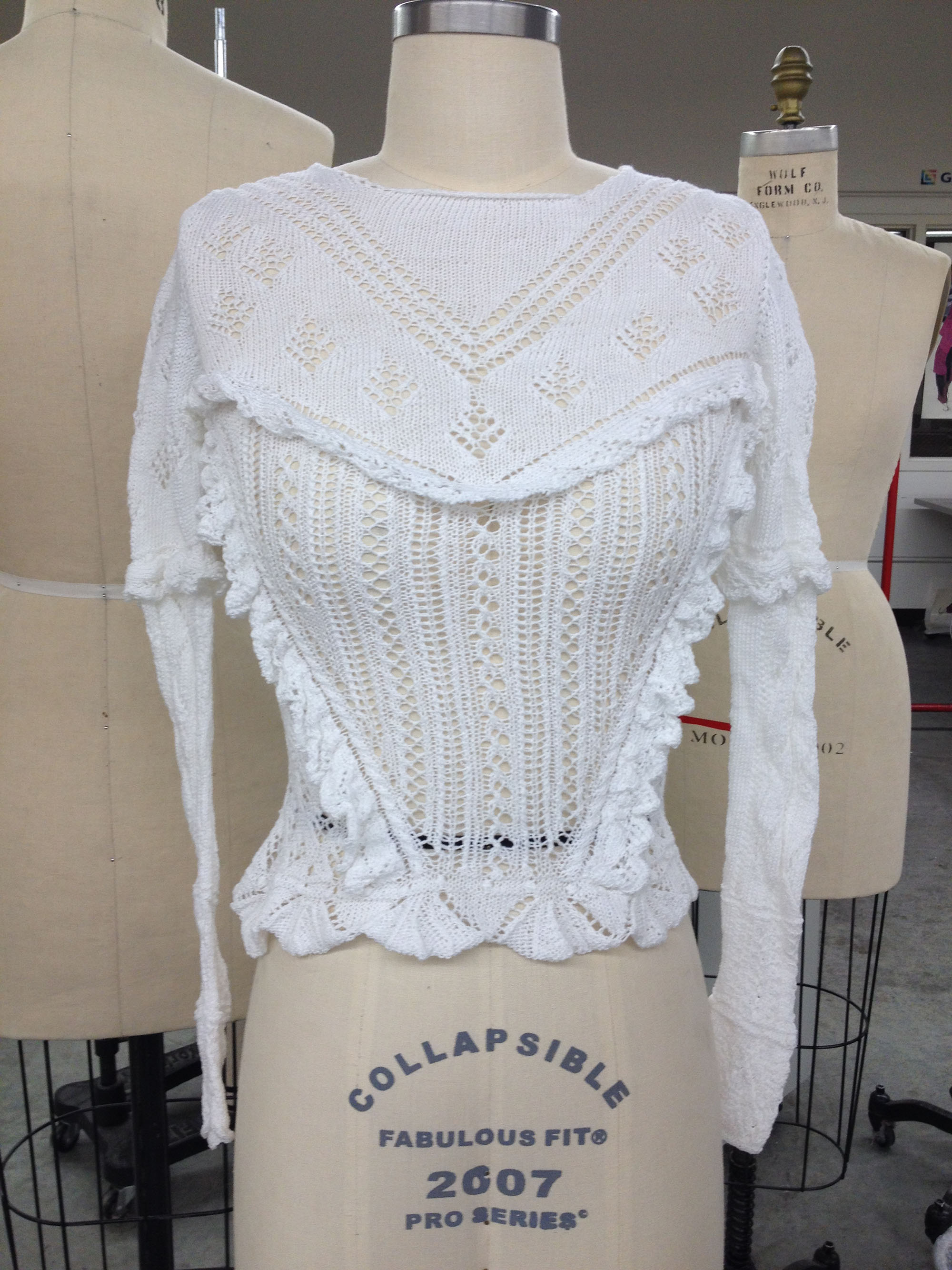 Victorian lace blouse