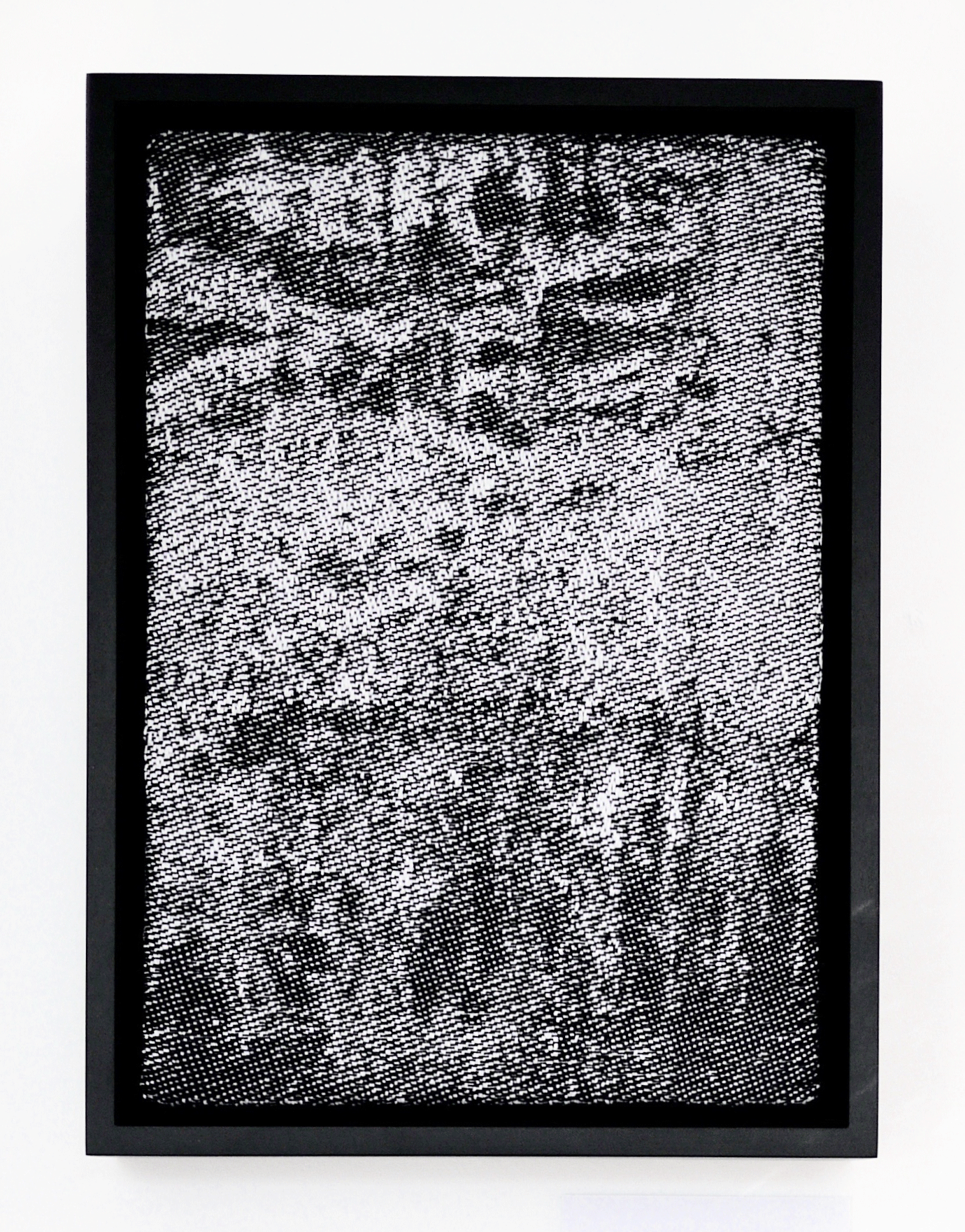 untitled from (F)lossy, 2010, electronic jacquard