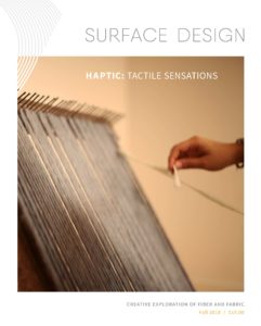 Surface Design Association Cover of Fall digital Journal 2018