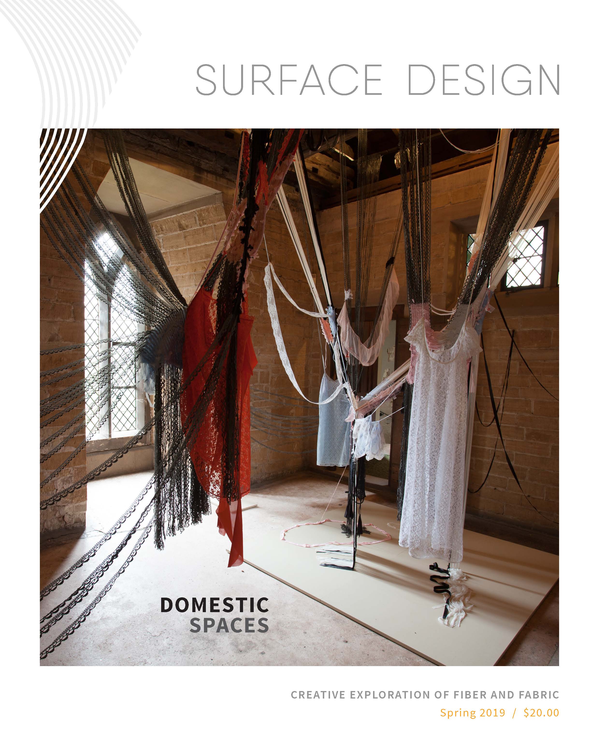Surface Design Association Cover of Spring digital Journal 2019
