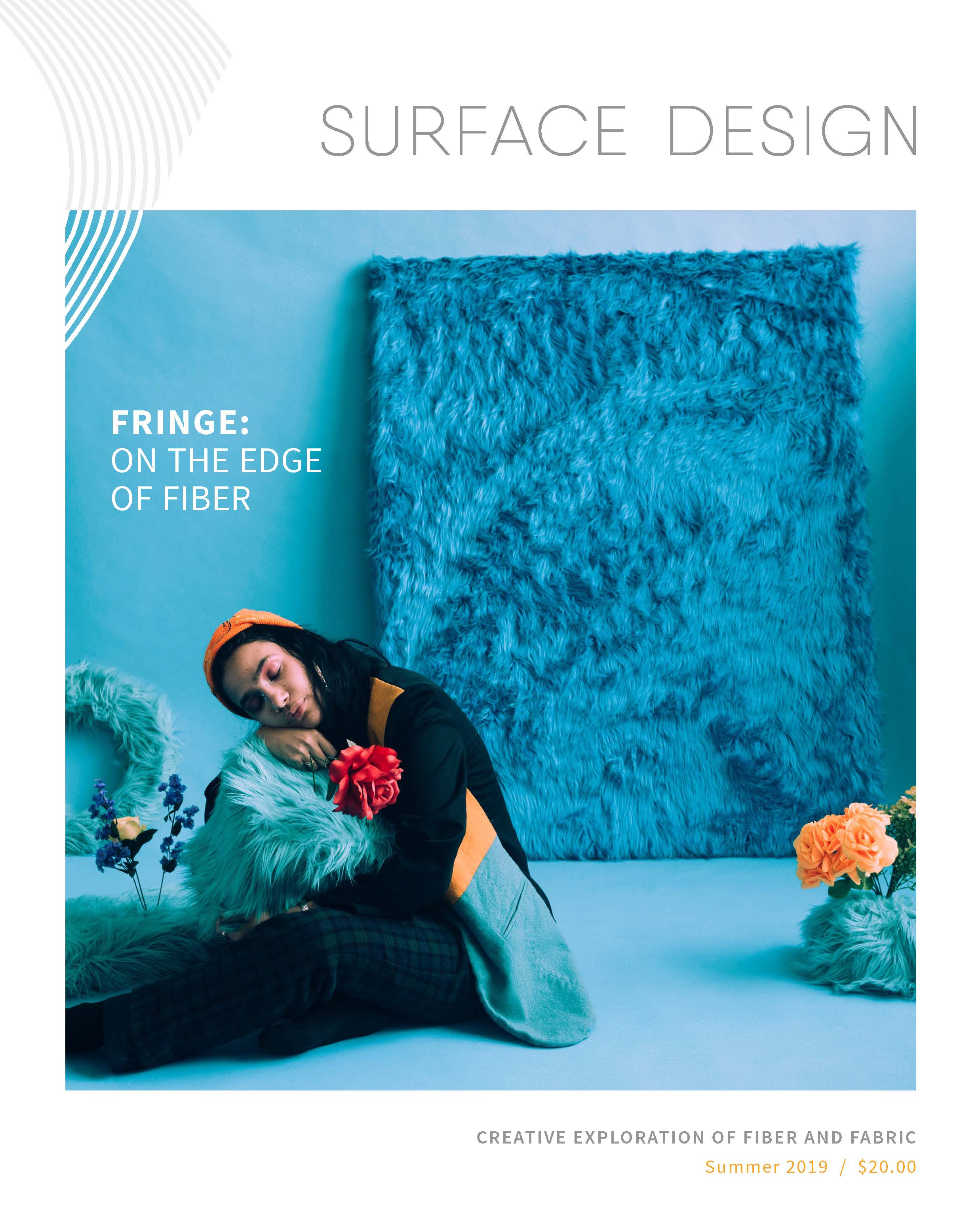 Surface Design Association Cover of Summer digital Journal 2019