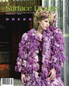 Surface Design Association Cover of Spring 2012 digital Journal - Dress