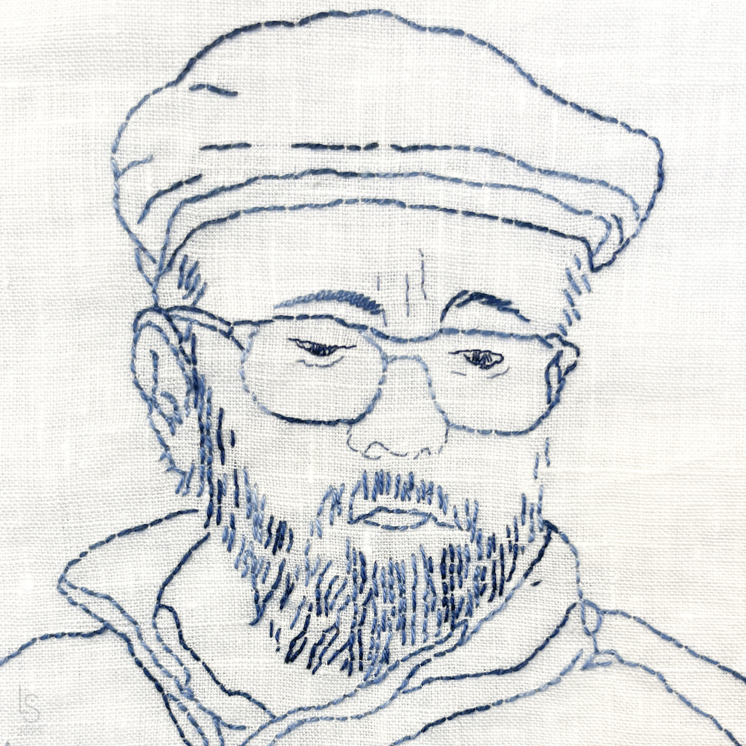 Napkin Drawing – Monty reads a story