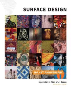 Surface Design Association Cover of Spring digital Journal 2023
