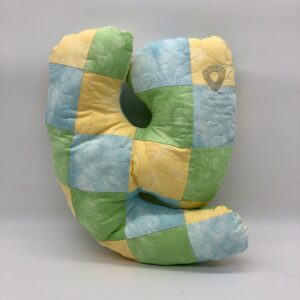 Surface Design Association Outstanding Students 2023 - Kristin Boyer (she/her), Embrace I, 2023. Quilted and embroidered dyed fabric, with polyester stuffing, 16 x 19 x 3 inches. Photo by the artist. Graduate, University of North Texas. @Kristin_boyer