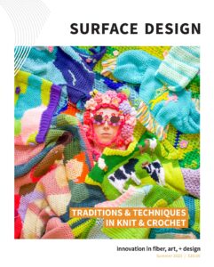 Surface Design Association Cover of Summer digital Journal 2023
