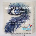 Square Foot Fiber Art Pin Up Show