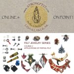 Lisa Klakulak’s 10 week Online Felt Jewelry Series, Course 2: Applications of Partial Felt